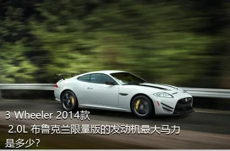 3 Wheeler 2014款 2.0L 布鲁克兰限量版的发动机最大马力是多少？
