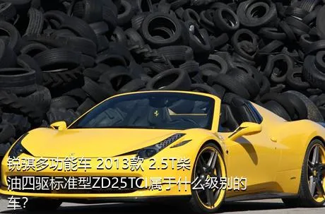 锐骐多功能车 2013款 2.5T柴油四驱标准型ZD25TCI属于什么级别的车？