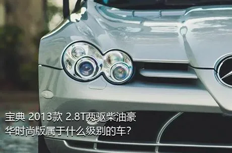 宝典 2013款 2.8T两驱柴油豪华时尚版属于什么级别的车？