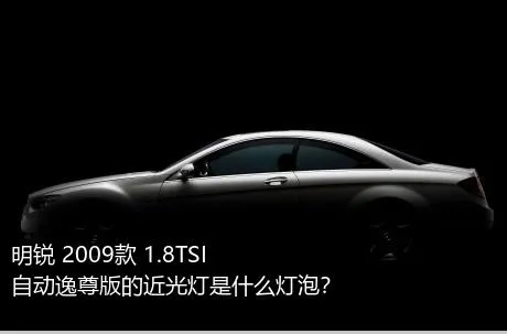 明锐 2009款 1.8TSI 自动逸尊版的近光灯是什么灯泡？