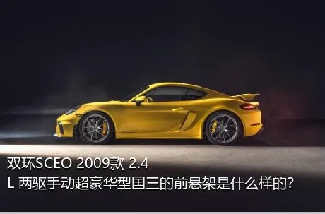 双环SCEO 2009款 2.4L 两驱手动超豪华型国三的前悬架是什么样的？