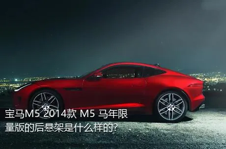 宝马M5 2014款 M5 马年限量版的后悬架是什么样的？