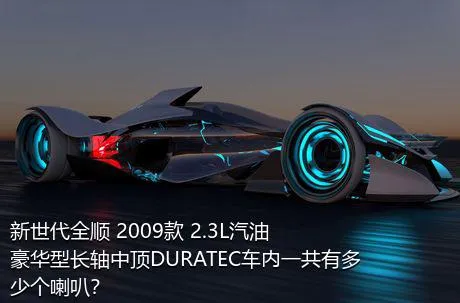 新世代全顺 2009款 2.3L汽油豪华型长轴中顶DURATEC车内一共有多少个喇叭？