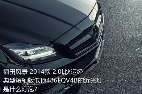 福田风景 2014款 2.0L快运经典型短轴版低顶486EQV4B的近光灯是什么灯泡？