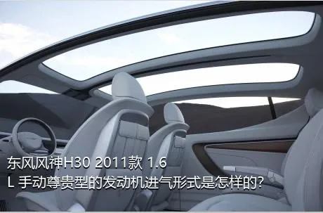 东风风神H30 2011款 1.6L 手动尊贵型的发动机进气形式是怎样的？