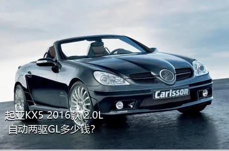起亚KX5 2016款 2.0L 自动两驱GL多少钱？