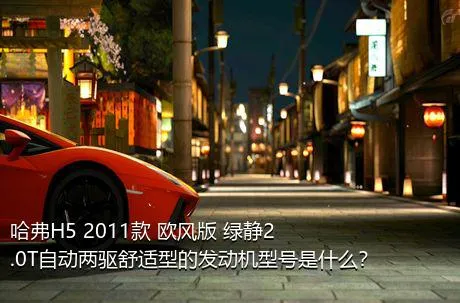 哈弗H5 2011款 欧风版 绿静2.0T自动两驱舒适型的发动机型号是什么？