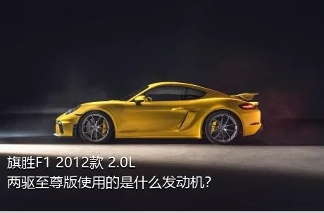 旗胜F1 2012款 2.0L 两驱至尊版使用的是什么发动机？