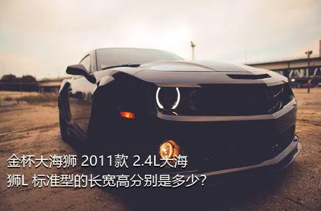 金杯大海狮 2011款 2.4L大海狮L 标准型的长宽高分别是多少？
