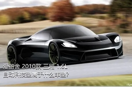 爱丽舍 2010款 三厢 1.6L 自动科技型属于什么车型？