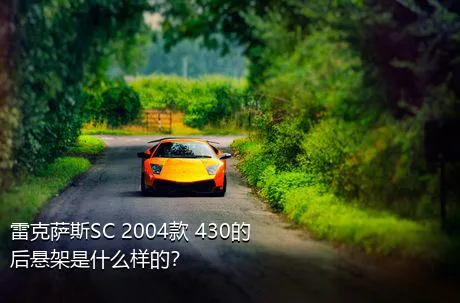 雷克萨斯SC 2004款 430的后悬架是什么样的？