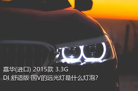 嘉华(进口) 2015款 3.3GDI 舒适版 国V的远光灯是什么灯泡？