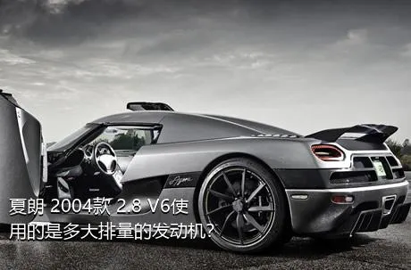 夏朗 2004款 2.8 V6使用的是多大排量的发动机？