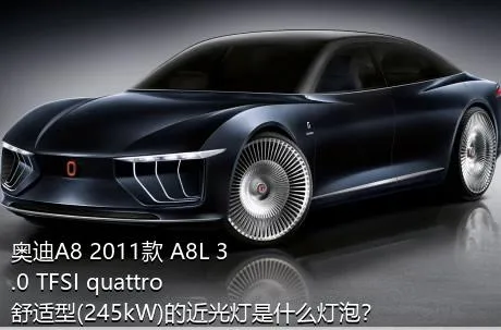 奥迪A8 2011款 A8L 3.0 TFSI quattro舒适型(245kW)的近光灯是什么灯泡？