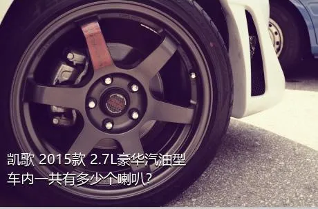 凯歌 2015款 2.7L豪华汽油型车内一共有多少个喇叭？