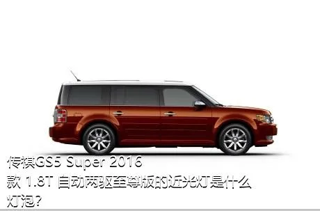 传祺GS5 Super 2016款 1.8T 自动两驱至尊版的近光灯是什么灯泡？