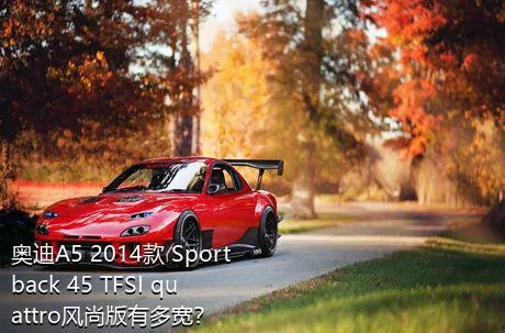 奥迪A5 2014款 Sportback 45 TFSI quattro风尚版有多宽？