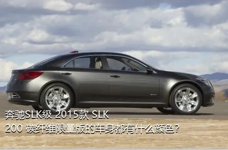 奔驰SLK级 2015款 SLK 200 碳纤维限量版的车身都有什么颜色？