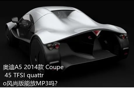 奥迪A5 2014款 Coupe 45 TFSI quattro风尚版能放MP3吗？