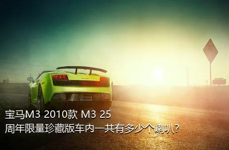 宝马M3 2010款 M3 25周年限量珍藏版车内一共有多少个喇叭？