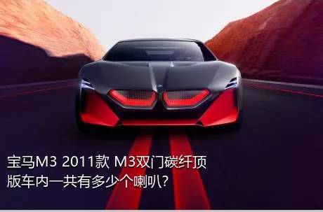 宝马M3 2011款 M3双门碳纤顶版车内一共有多少个喇叭？