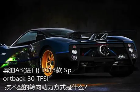奥迪A3(进口) 2013款 Sportback 30 TFSI 技术型的转向助力方式是什么？