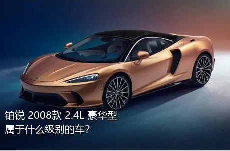 铂锐 2008款 2.4L 豪华型属于什么级别的车？