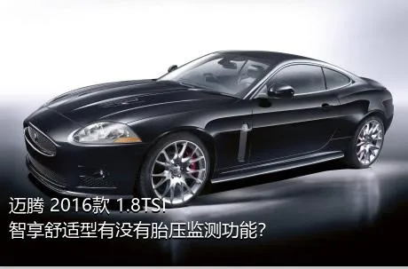 迈腾 2016款 1.8TSI 智享舒适型有没有胎压监测功能？