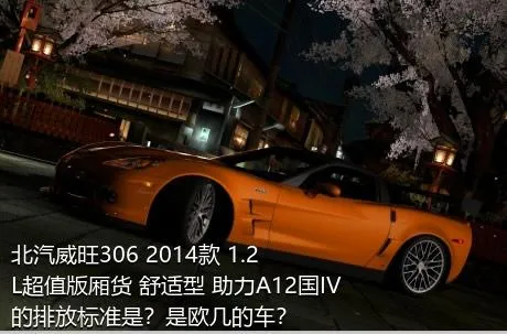北汽威旺306 2014款 1.2L超值版厢货 舒适型 助力A12国IV的排放标准是？是欧几的车？