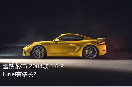 雪铁龙C3 2004款 1.6 Pluriel有多长？