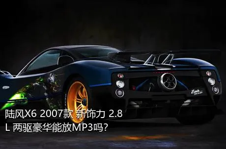 陆风X6 2007款 新饰力 2.8L 两驱豪华能放MP3吗？