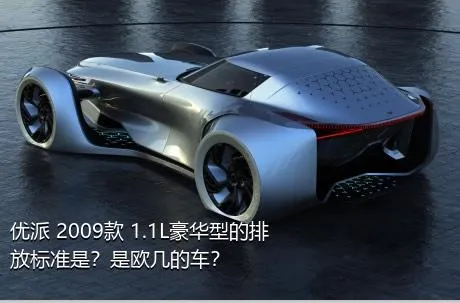 优派 2009款 1.1L豪华型的排放标准是？是欧几的车？