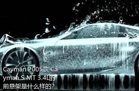 Cayman 2005款 Cayman S MT 3.4L的前悬架是什么样的？