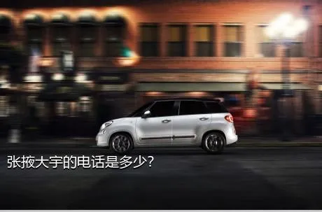 张掖大宇的电话是多少？