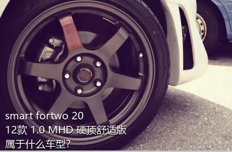 smart fortwo 2012款 1.0 MHD 硬顶舒适版属于什么车型？