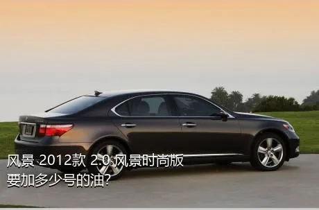 风景 2012款 2.0 风景时尚版要加多少号的油？