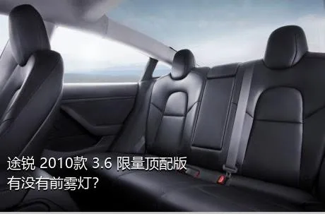 途锐 2010款 3.6 限量顶配版有没有前雾灯？
