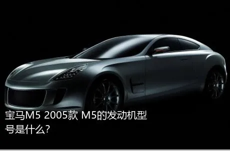 宝马M5 2005款 M5的发动机型号是什么？