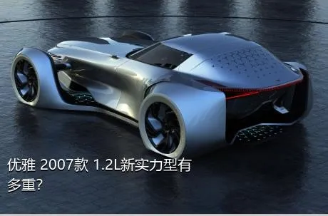 优雅 2007款 1.2L新实力型有多重？