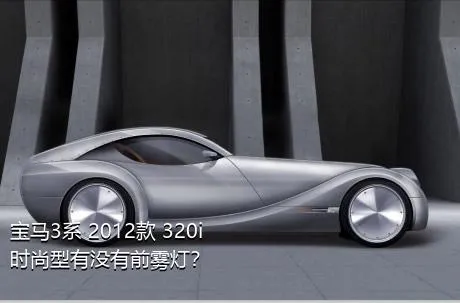 宝马3系 2012款 320i 时尚型有没有前雾灯？