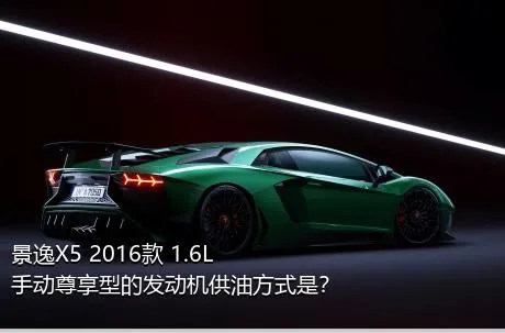 景逸X5 2016款 1.6L 手动尊享型的发动机供油方式是？