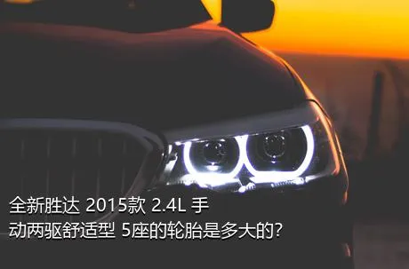 全新胜达 2015款 2.4L 手动两驱舒适型 5座的轮胎是多大的？