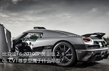 比亚迪F6 2010款 黄金版 2.0L CVT尊享型属于什么车型？