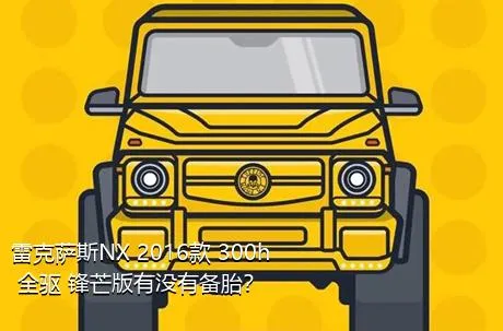 雷克萨斯NX 2016款 300h 全驱 锋芒版有没有备胎？