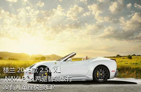 楼兰 2015款 2.5L XL NAVI Plus 两驱智领版有没有儿童座椅接口？