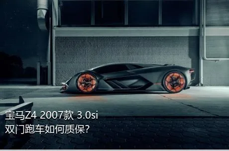 宝马Z4 2007款 3.0si双门跑车如何质保？