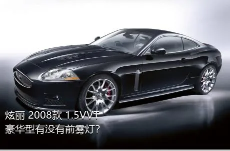 炫丽 2008款 1.5VVT 豪华型有没有前雾灯？