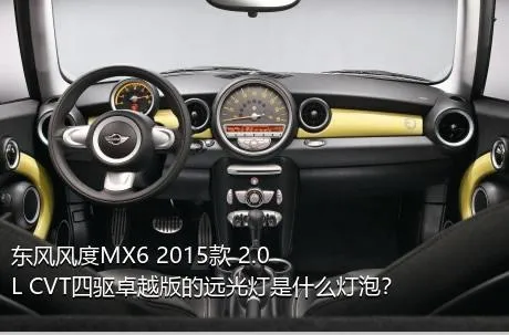 东风风度MX6 2015款 2.0L CVT四驱卓越版的远光灯是什么灯泡？