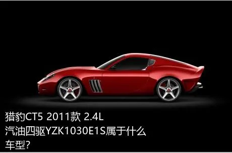 猎豹CT5 2011款 2.4L汽油四驱YZK1030E1S属于什么车型？