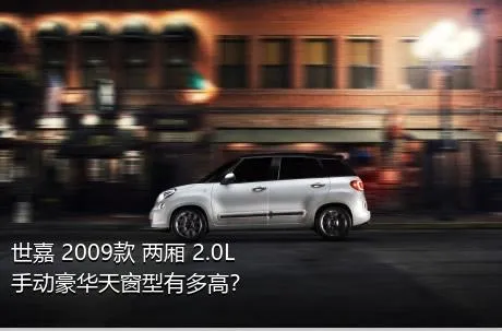世嘉 2009款 两厢 2.0L 手动豪华天窗型有多高？